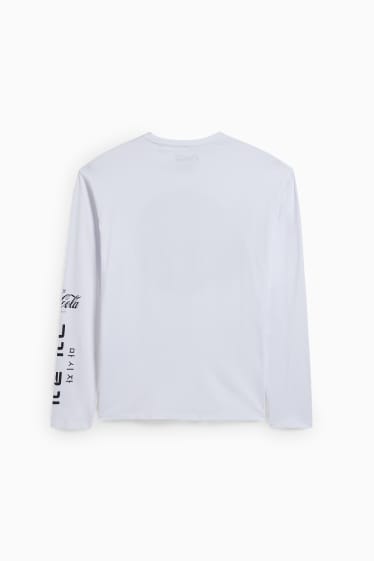 Uomo - Maglia a maniche lunghe - Coca-Cola - bianco