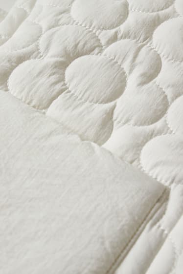 Dames - CLOCKHOUSE - gewatteerde jas - crème wit