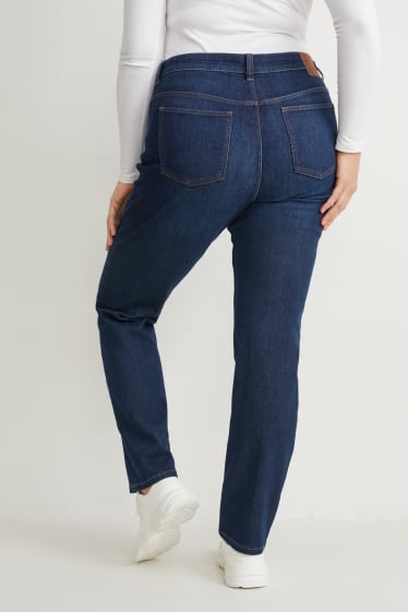 Dona - Straight jeans - mid waist - LYCRA® - texà blau