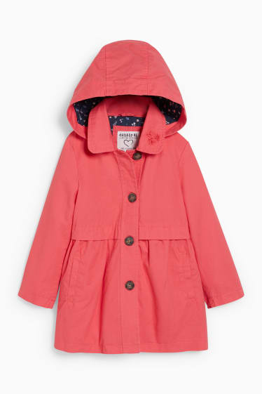 Kinder - Jacke mit Kapuze - pink