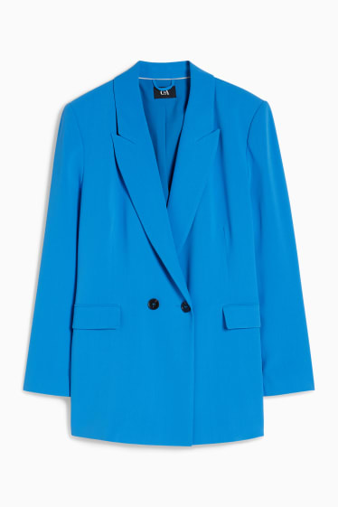 Women - Blazer - relaxed fit - blue