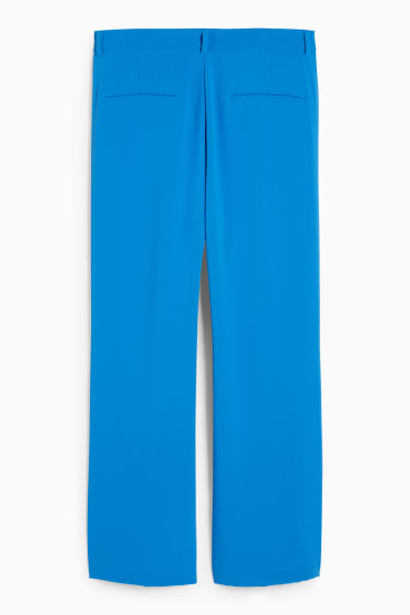 Donna - Pantaloni - vita media - straight fit - blu