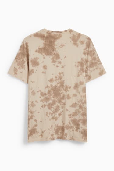 Heren - T-shirt - beige