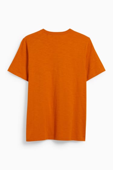 Men - T-shirt - dark orange