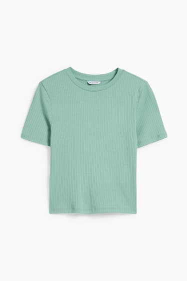Ragazzi e giovani - CLOCKHOUSE - t-shirt dal taglio corto - verde chiaro