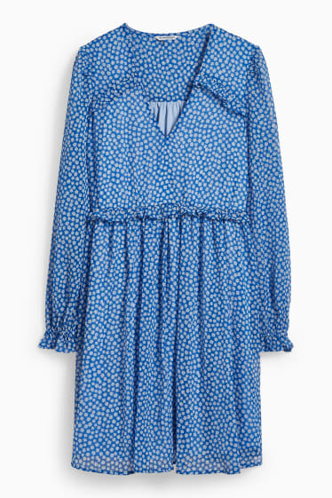 Femei - CLOCKHOUSE - rochie din șifon - albastru