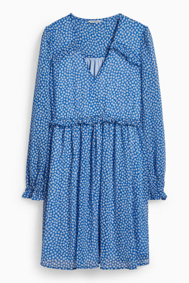 Femmes - CLOCKHOUSE - robe en mousseline - bleu