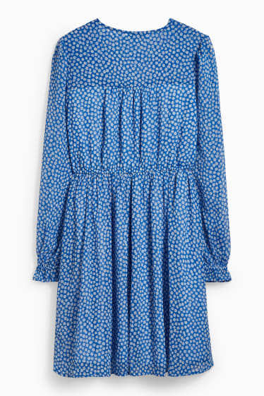 Femmes - CLOCKHOUSE - robe en mousseline - bleu