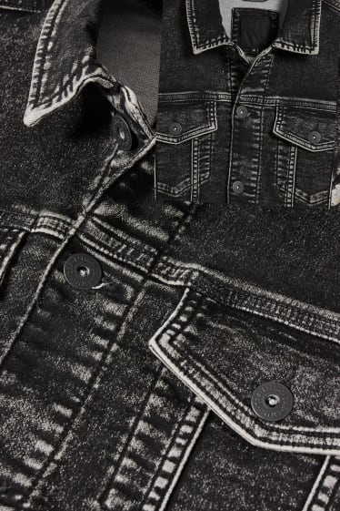 Hommes - Veste en jean - jean gris foncé