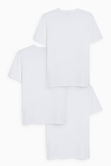 Heren - Set van 3 - T-shirt - wit