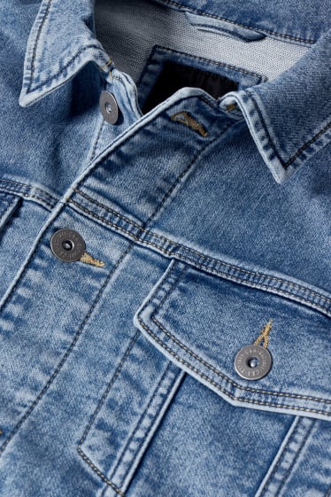 Heren - Spijkerjasje - jeanslichtblauw