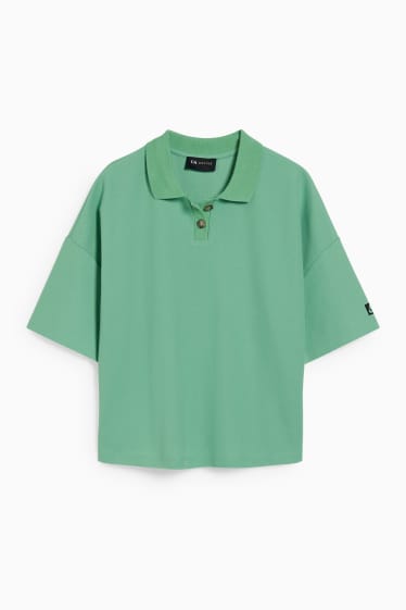 Dames - Poloshirt - groen