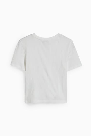 Dona - Samarreta crop - blanc