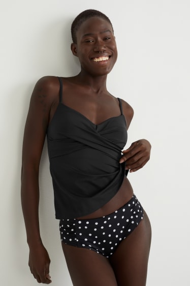 Damen - Tankini-Top - wattiert - LYCRA® XTRA LIFE™ - schwarz