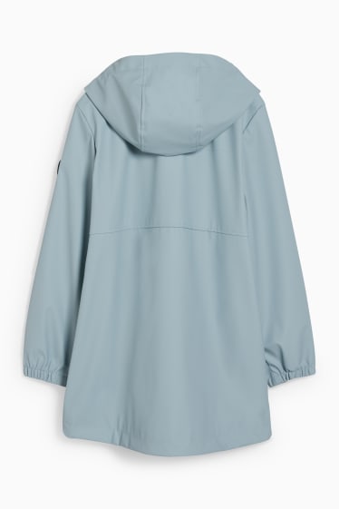 Kinder Mädchen - Jacke mit Kapuze - mintgrün