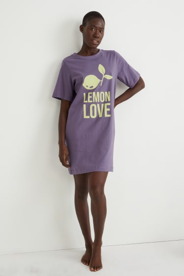 Women - Nightshirt - violet