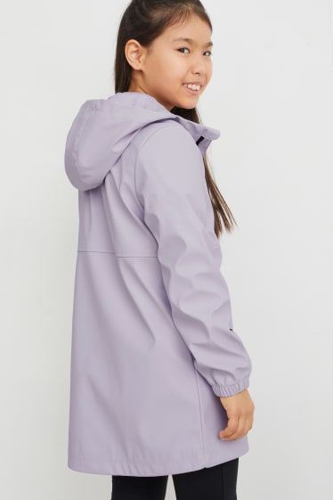 Kinder Mädchen - Jacke mit Kapuze - flieder