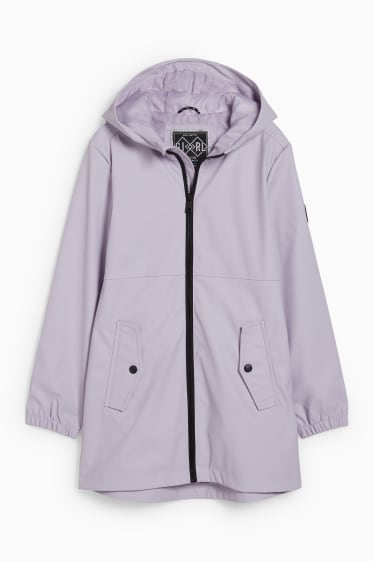 Kinder Mädchen - Jacke mit Kapuze - flieder