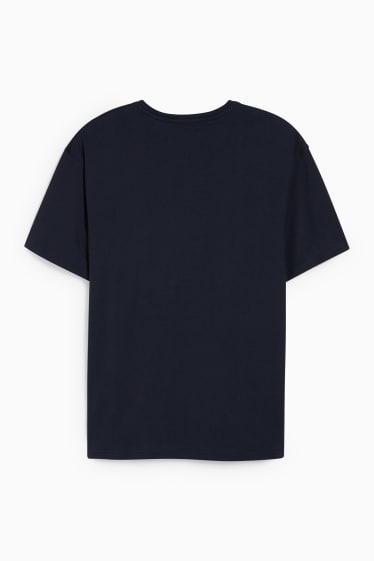 Heren - T-shirt - donkerblauw