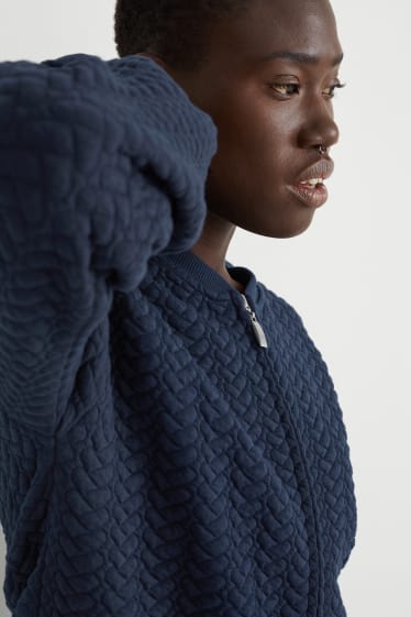 Damen - Sweatjacke - dunkelblau