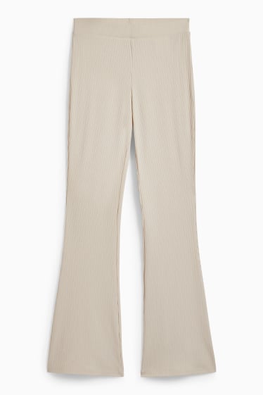 Damen - CLOCKHOUSE - Jersey-Hose - Comfort Fit - hellbeige