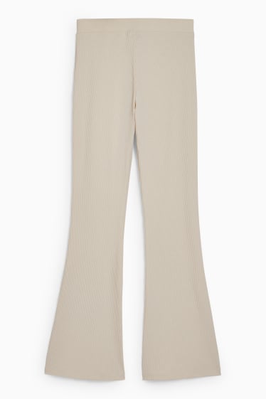 Damen - CLOCKHOUSE - Jersey-Hose - Comfort Fit - hellbeige