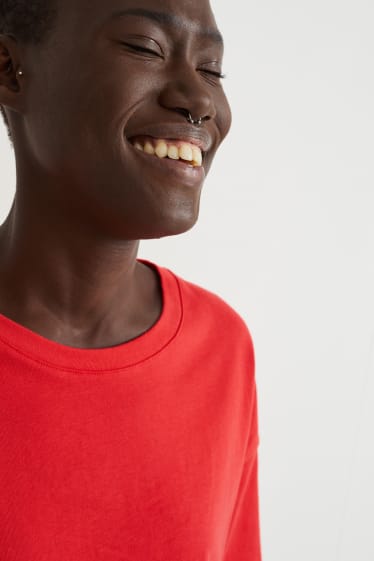 Mujer - Camiseta - rojo