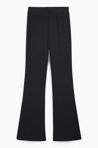 Jóvenes - CLOCKHOUSE - pantalón de punto - comfort fit - negro