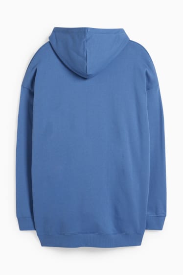 Hombre - Sudadera con cremallera y capucha - azul