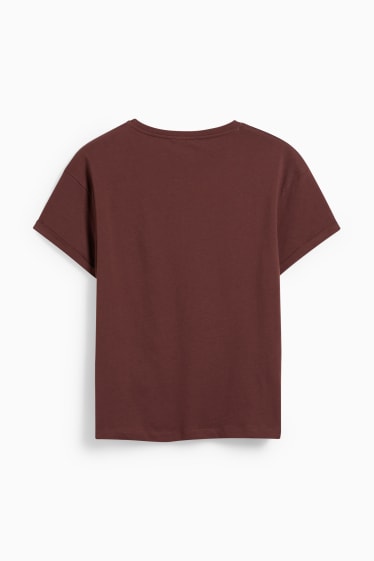 Femmes - T-shirt - marron foncé