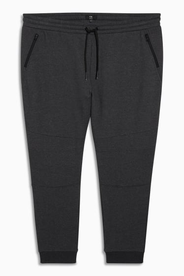 Uomo - Pantaloni sportivi - grigio scuro-melange