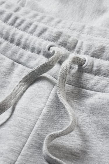 Femei - Pantaloni de trening - gri deschis melanj