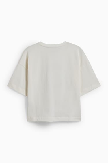 Femmes - T-shirt - blanc crème