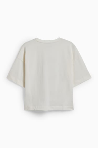 Donna - T-shirt - bianco crema