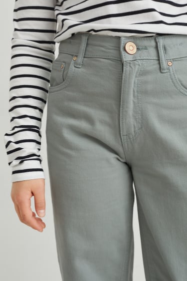 Kinderen: meisjes - Broek - wide leg - lichtgroen