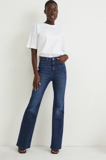 Donna - Flared jeans - vita alta - LYCRA® - jeans blu