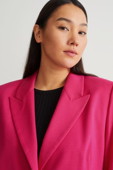 Femmes - Blazer - mélange à base de viscose - rose