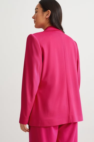 Femmes - Blazer - mélange à base de viscose - rose