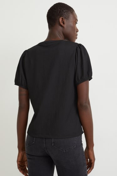 Damen - T-Shirt - schwarz