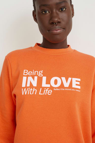 Damen - Sweatshirt - orange