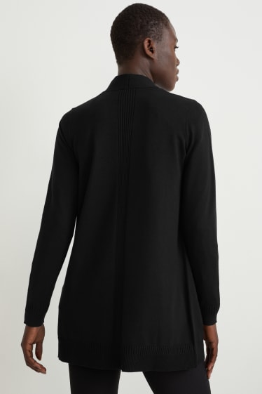 Women - Basic cardigan - black