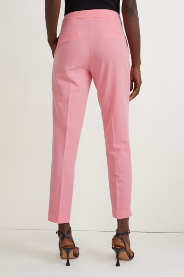 Mujer - Pantalón de oficina - mid waist - regular fit - rosa