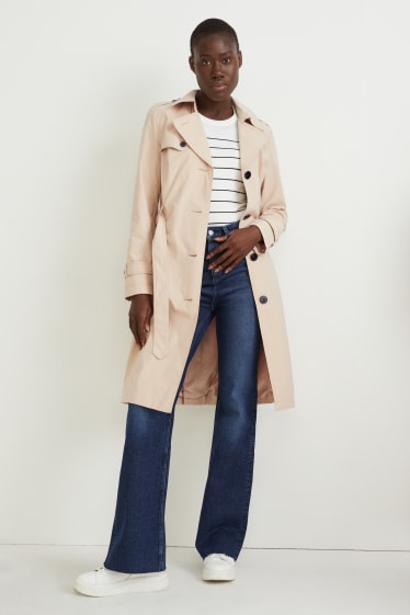 Women - Trench coat - beige