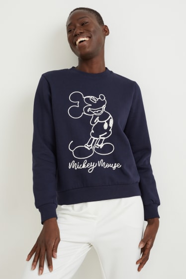 Femmes - Sweat - Mickey Mouse - bleu foncé