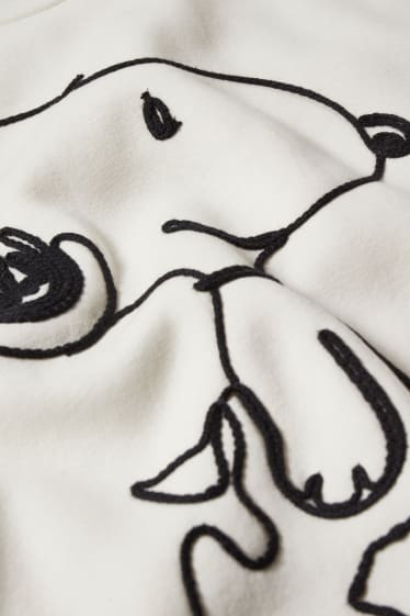 Femmes - Sweat - Snoopy - blanc crème