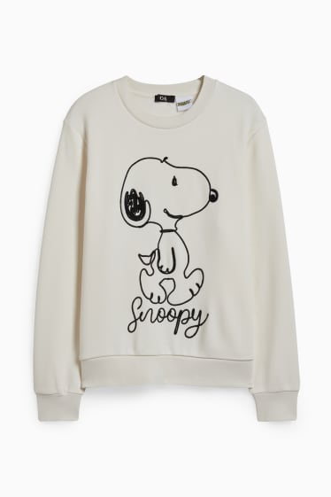 Kobiety - Bluza - Snoopy - kremowobiały