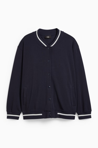 Damen - Sweatjacke - dunkelblau