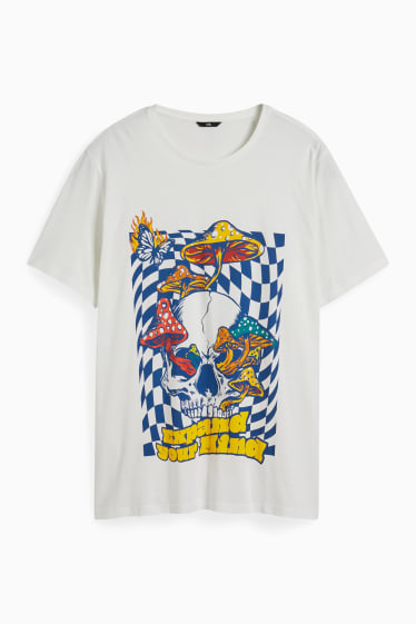 Men - T-shirt - snow white