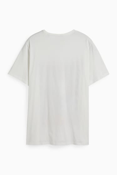 Uomo - T-shirt - bianco neve