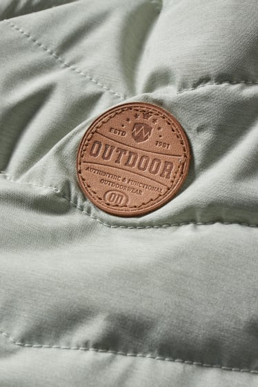 Women - Quilted jacket - green
